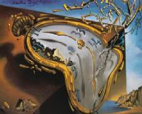 Dibujo explosión de el reloj de Dalí