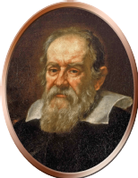 Imagen retratada de Galileo Galilei.