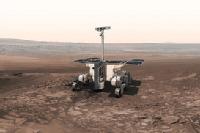 Recreación artística del rover marciano de la misión ExoMarsM Thiebaut / ESA