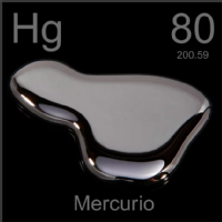 Imagen del mercurio en su estado natural.