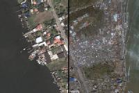 El tifón Haiyan: antes y después